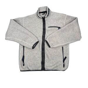 Birkenstock Employee Fleece Polartec Jacket Women's S Beige Zip Sandals Trim